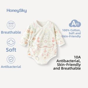 HoneySky | Bodysuit Bé Sơ Sinh Cotton Sạch 100%