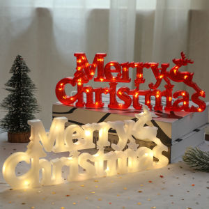 1pc Merry Christmas Letter Light Merry Christmas LED String Lights Christmas Garland Decoration Hanging Lights for Christmas