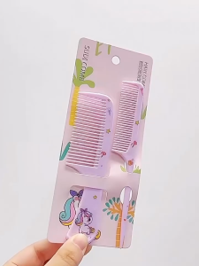 Sisir Rambut 2in1 Karakter Motif Lucu Sisir Rambut Anak Dewasa Lembut Hair Comb Anti Kusut