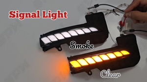Toyota Hilux Revo (2016-2025) Innova Zenix (2016-2025) Corolla Cross (2021-2025) Fortuner (2016-2025) V3 Side Mirror Running Signal Light LED Daylight DRL Puddle Light