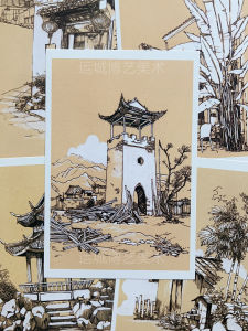 Thẻ Vẽ Tranh Giấy Da Sáng Tạo Cho Trẻ Em Trung Học Cơ Sở Và Trung Học Phổ Thông Kiến Trúc Tĩnh Vật Động Vật Nhân Vật Trung Cấp