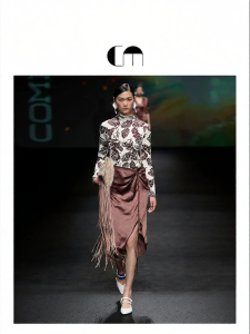 Runway Design Summer Women Asymmetric Waistband Skirt