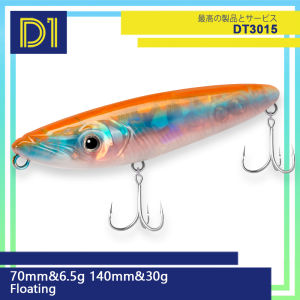 D1 WTD Topwater Bait Espetit Surface Lure 70mm 6.5g 140mm 30g Walk The Dog Pencil Floating Stickbaits For Bass pesca Accesorios