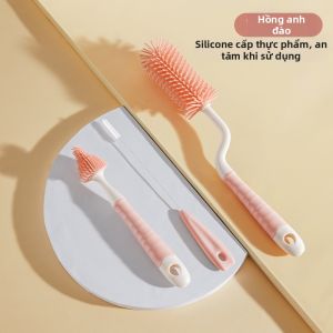 Usbettas | Bộ Cọ Rửa Bình Sữa và Núm Ti với Cọ Silicone