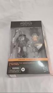 Bandai | Star Wars The Black Series - Din Djarin The Mandalorian and The Child Baby Yoda Joints Moveable Action Figure Model Toys