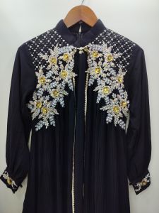 Ready stok promo kaftan salina bisa cod kaftan kondangan dress pesta gamis lebaran