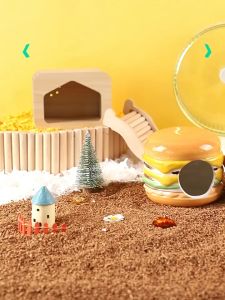 bộ sưu tập ĐỒ ĂN NHANH FAST FOOD hamburger (ham-bơ-gơ) nhà chén bắp đế coca dành cho hamster - T3 PETS SHOP