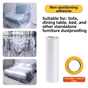 ZIMENGYUAN | Transparent Dust Protection Cover Film for Furniture Sofas and Beds