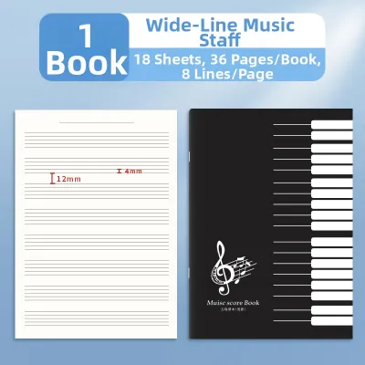 ZEEGO | Wide Line Music Practice Book 16K