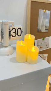 Nến điện tử trang trí tiệc trang trí nhà cửa tặng kèm pin