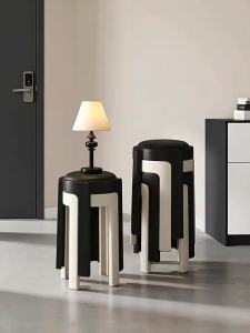 Soft Cushioned Luxury Stacking Round Stool