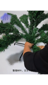 Artificial Christmas Tree with Metal Stand – Green Holiday Tree 4ft/5ft/6ft/7ft/8ft