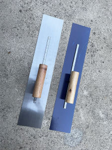 Epoxy Self-Leveling Floor Paint Trowel Mud Smoothing Knife Mirror Surface Clay Clamp Board Finishing Knife White Mud Smoothing Knife