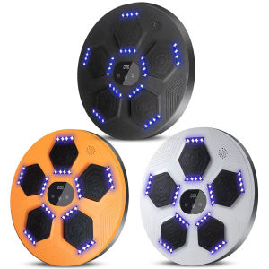 【New Arrival】LED Electronic Music Boxing Machine Wall Mounted Music Boxing Machine Music Boxer Target Boxing Pad for Children Adults