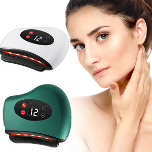 Điện guasha Massager Hot cpmpress miếng chà cổ máy mát-xa lưng mặt loại bỏ làm căng da công cụ nhăn