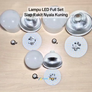 Paket Lampu LED Nyala Kuning Siap Rakit 30 40 50 Watt Full 1 Set