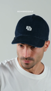 Bombboogie Topi Pria Vismin Dark Blue Denim 81064B2DL