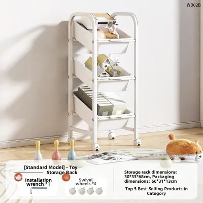 JIAJIESHI | Multi-level Large Capacity Mobile Organizer Shelf