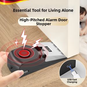 Anti-theft Anti-wolf Door Jammer with Alarm