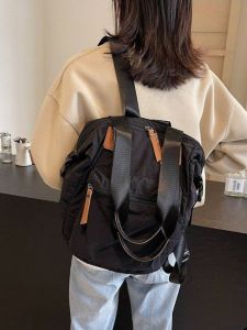 Japanese Backpack Womens Large Capacity Work Clothing Backpack 2024 New Arrival Easiest for Match Travel Sling Bag Tote Bag Student Schoolbag