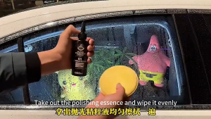 Car glass degreasing and polishing liquid Glass degreasing Water stain cleaner