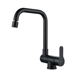 Deck Mounted Black Kitchen Faucets Pull Out Hot Cold Water Filter Tap for Kitchen Two Ways Sink Mixer Kitchen Faucet EL9005