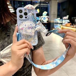 Applicable to Oppo A78 Phone Case A73t A1X Pacha Dog A1pro A59 A58x Three-Dimensional Lying A57 Drop-Resistant Cinnamoroll Babycinnamoroll A56 A55 All-Inclusive A53 Cute Strap A52 Protective Case