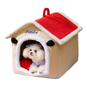 hipidog | Removable Washable Enclosed All Seasons Warm Dog House for Small Dogs