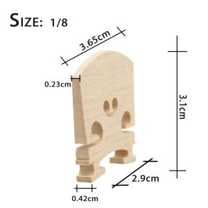 IRIN | IRIN Maple Wood Violin Bridges 4/4 3/4 1/2 1/4 1/8 Fiddle Bridges Violin Stringed Musical Instrument Parts & Accessories
