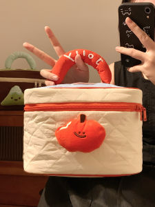 XINDONGXINGQIU | Portable Large Capacity Compartmentalized Makeup Bag