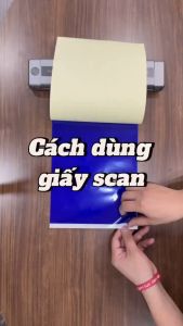 Giấy scan nhiệt 4 lớp - Scan tả thực hình nét mảnh rất tốt. Giấy scan máy bán lẻ 1 tờ Audersigt premiun