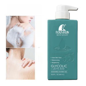 Sữa Tắm Dưỡng Ẩm Dung Tích Lớn 500ml Với Axit Glycolic & Lactic Làm Mềm Mịn Da Dưỡng Ẩm Làm Sạch Cơ Thể