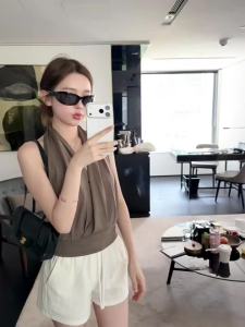 OIOI ESSE | Quần Shorts Dây Rút Co Dãn Phối Đồ Mùa Hè Cotton