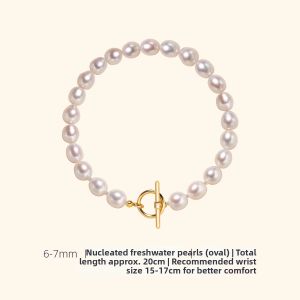 Helas | Single-handed Wear Freshwater Pearl Bracelet