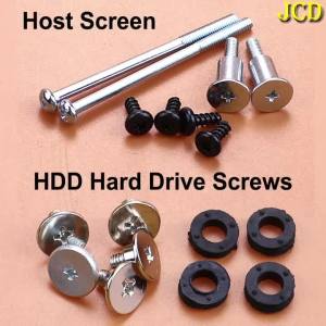 JCD 1Set For PS4 Slim CUH-1200 Game Console Host Housing Shell Screw Set For PS4 Fat Slim Pro HDD Hard Drive Bracket Screws
