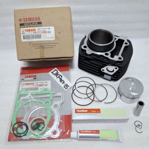 Blok seher 3 item (45P) komplit isi piston kit+Topset+Lem yamaha Byson ori sesuai poto