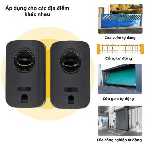 Cảm Biến Quang Điện Hồng Ngoại Cho Cửa Gara An Toàn Cảm Biến Hồng Ngoại Tự Động Cho Cửa Trượt Cửa Xoay Phạm Vi 15M Chống Nước IP54