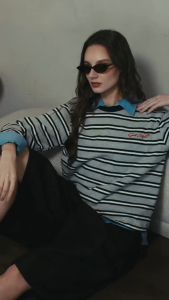 𝗚𝗢𝗧 𝗦𝗧𝗬𝗟𝗘 | RE:PEAT Double Stripe Long Sleeve