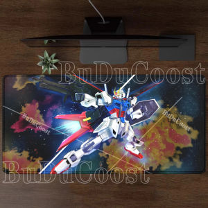 Bandai | GAT-X105S Strike Gundam Mouse Pad Anime Gaming PC Computer Keyboard Mousepad Office accessorie HD printing overlock XXL Desk Mat