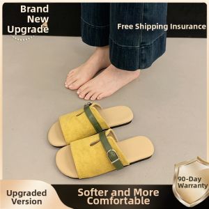 ZHENMO | Vintage Buckle Comfortable Flat Sandals