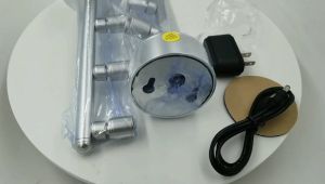 Jewelry Showcase led Charging Multi-Head Pole Energy-Saving Exhibition Hall Removable Wireless Rechargable Spotlight Display Cabinet Lamp