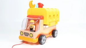 MALOTOYS - TopBright Truck Tools Foldable Work Bench Trucks Tool Truk Top Bright Wood Educational Pretend Play Mainan Mobil Mobilan Pantai Anak Bayi Hadiah Laki Laki Malo Toys