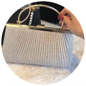 High-grade Light Gold Banquet Bag: A Perfect Choice for Bridesmaids & Evening Parties