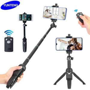 Zeallion Universal 3in1 Handheld Tripod Monopod Selfie Stick Bluetooth Remote Shutter for All Smart Phones