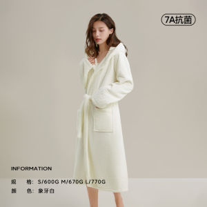 ชุดนอนผ้าฝ้ายแท้ แห้งเร็ว สำหรับผู้ชายและผู้หญิง ชุดนอนผ้าขนหนู ชุดนอนผ้าฝ้ายผสม ฤดูใบไม้ร่วง 2022 ผ้าฝ้ายแท้ ชุดนอนผ้าฝ้ายแท้