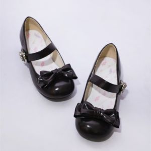 รองเท้าโลลิต้าหัวเข็มขัดสีขาวลายกระต่าย ทรงหัวมน ทรงหัวมน รองเท้าส้นแบน ส้นเตี้ย ขนาดใหญ่ สำหรับผู้หญิง รองเท้าลำลองในช่วงฤดูใบไม้ผลิและฤดูร้อน