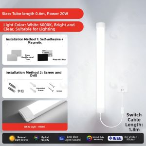 SAINAHEPAN | Plug-in Install-free Eye-protective Floor Lamp