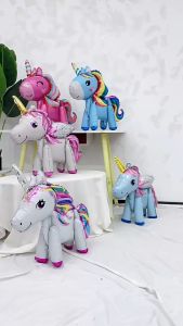 ลูกโป่งม้ายูนิคอร์น (ขนาด58*26CM) ลููกโป่งUnicorn ม้าโพนี่ สำหรับตกแต่งงานปาร์ตี้หรือวันเกิด