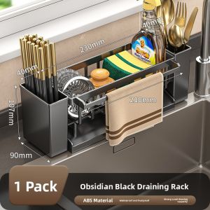 WEIMEIYUAN | Kitchen Storage Rack with Drainage for Towels Faucet Sink and Dishwashing