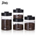 BINCOO Vacuum Coffee Bean Canister Evacuated Food Storage Air Extraction Sealed Jar Container 400/800/1200ML Heat-resistant & Leak-free. 
